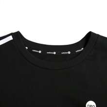 Adidas Conjunto deportivo de hombre para actividades al aire libre, con camiseta de cuello crew de manga corta y Top casual - Negro - Ver 3