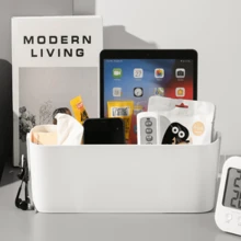 1 Pieza Organizador tipo cesta para cabecera, cesta de almacenamiento lateral para cuna de bebé, estantería colgante, contenedor de almacenamiento para escritorio