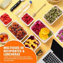MOLOLAN Food Organizer Bins - White - View 12