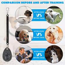 2pcs Professional Dog Training Clicker - Effective Pet Communication Device And Comprehensive Training Supplies Kit For Dog Owners And Trainers - Enhances Obedience And Behavior, Easy To Use And Convenient