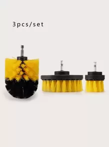 3pcs Drill Brush Set, Power Scrubber Wash Cleaning Brushes Tool Kit, Drill Brush For Grout Floor Tub Shower Tile Bathroom Kitchen Surface,Electric Drill Brush Set Power Scrubber Wash Cleaning Brushes Tool Kit For Clean Car Wheel Tire Glass Windows
