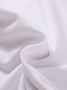 Summer Baby Boy Girl Father's Day Casual Cute Letter Print Round Neck Short Sleeve Jumpsuit Crawler - White - View 6