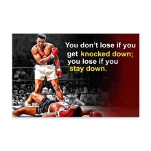 1 件装墙面艺术海报无框拳击励志帆布画每个人都有计划直到他们被打到嘴巴海报印刷品迈克泰森墙面艺术流行 - 彩色 - 查看 30