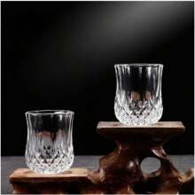 Kit 6 Mini Glass Cups 45ml Shot Tequila Cachaça - Multicolor - View 6