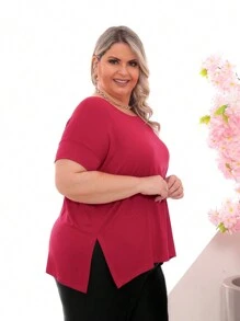 Plus Size Blouses - 冬季色彩多樣 - 查看 6