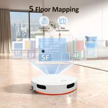 3-In-1 Robot Vacuum Cleaner - Vacuum, Mop & Sweep, Button & App Control, 120 Min Runtime, 2700Pa Strong Suction, Suitable For Pet Hair And Carpets - Black (powerful Vacuum Type) - View 12