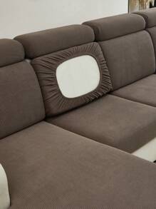 1PC Sofa Slipcover Jacquard Striped Sofa Cushion Cover, Modern And Simple Sofa Covers, Elastic, Dustproof And Anti Slip, Suitable For Living Rooms, Dining Rooms, Homes, And All Seasons