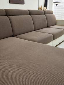 1PC Sofa Slipcover Jacquard Striped Sofa Cushion Cover, Modern And Simple Sofa Covers, Elastic, Dustproof And Anti Slip, Suitable For Living Rooms, Dining Rooms, Homes, And All Seasons