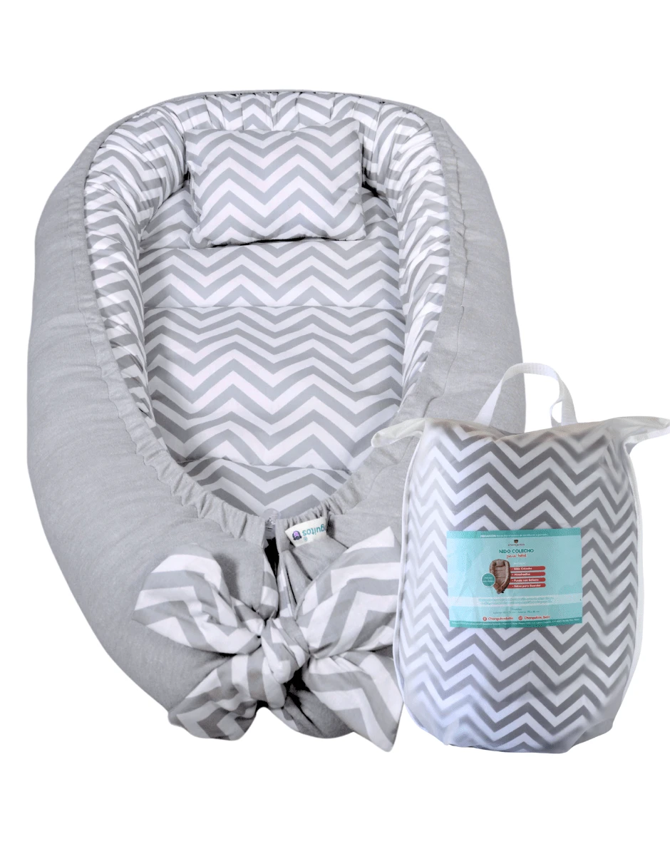 Double-Sided Co-Sleeping Nest For Babies - ZIGZAG - View 1