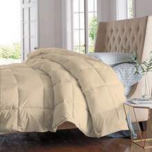 All Seasons Super Soft And Plush Down Alternative Comforter - Available In 8 Colors & 2 Sizes - Cream - View 1