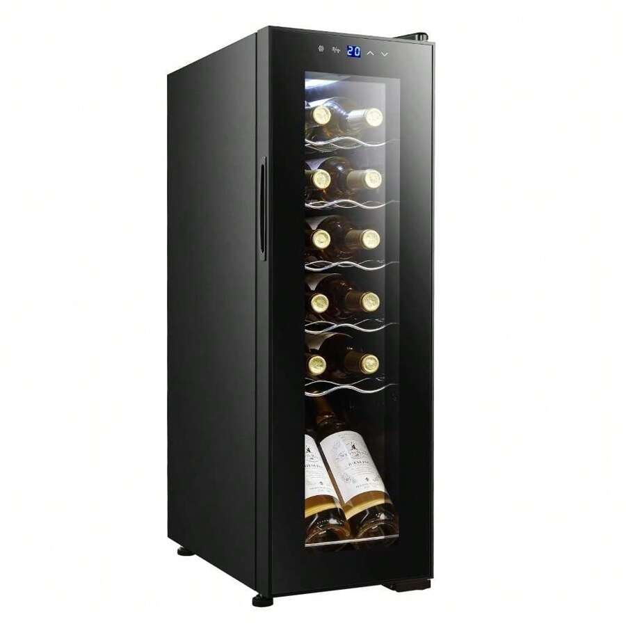Cecotec Piwnica na wino z kompresorem Bolero GrandSommelier 1250 CoolCrystal - Wielokolorowe - Zobacz 1
