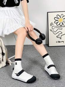 TUOPIN TuoPin Neue klassische Schuhe, modisch, weich, bequem, für drinnen und Outdoor, faltbar, rutschfest, vielseitige Umstandsschuhe, Ballett-Schuhe, Mutterschafts-Schuhe, Krankenschwestern-Schuhe, Muttertags-Geschenk