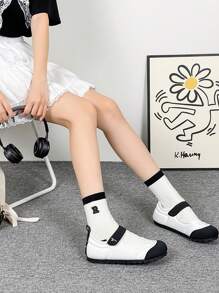 TUOPIN TuoPin Neue klassische Schuhe, modisch, weich, bequem, für drinnen und Outdoor, faltbar, rutschfest, vielseitige Umstandsschuhe, Ballett-Schuhe, Mutterschafts-Schuhe, Krankenschwestern-Schuhe, Muttertags-Geschenk