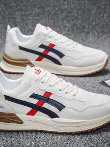 Men's Casual Mesh Sneakers, Versatile Vulcanized Rubber Sole Sport Shoes,Running Trainers, Autumn 2024 New Arrival