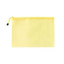 Mesh Zipper Pouch Waterproof Plastic Document Pouch Multipurpose For Travel Storage Office Appliances Home Organize Bags