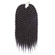 1-6packs Crochet Braids 12Inch Havana Twist Braids 12Roots Per Pack Thick Braided Synthetic Fiber Hair For Braids African Braiding Hair Extensioins - Multicolor - View 18
