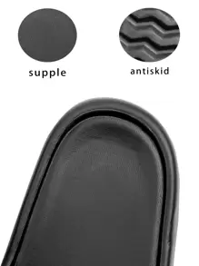 Custom Logo & Text Design, Family Of Four Outdoor Slippers, Soft Sole, Non-Fading, EVA Slip-On Home Slippers