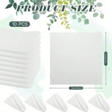 10 件/套 18.9 X 18.9 英寸餐桌餐巾，节日/餐厅/婚礼/酒店/家居日常桌面配件