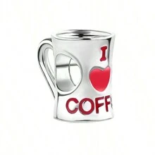 吊饰咖啡杯猫甜甜圈饮料系列珠子吊饰吊坠球适用于手链 DIY 女士珠宝