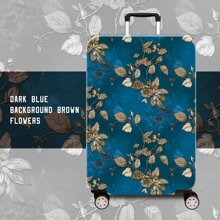 1pc Classic Retro Floral Print Pattern Series, Thickened Suitcase Protective Cover, Thickened Suitcase Accessories, Suitable For Business, Business Trips, Vacations, Travel, Luggage Check-In, Back To School, Add Color To Your Suitcase. Suitable For 20-28 Inch Suitcases. Bag For School School Accessories School Stuff - Multicolor - View 31