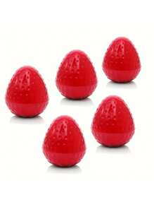 24 Strawberry Lip Balm Moisturizing Lips - 6 PIECES - View 3