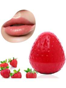 24 Strawberry Lip Balm Moisturizing Lips - 6 PIECES - View 9