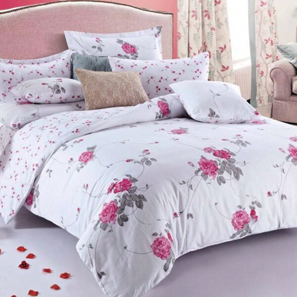 1 conjunto de algodão estampado estilo pastoral americano versão ab