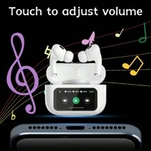 ANC Touch Screen Earbuds, Wireless Earbuds, ANC Earbuds Noise Cancelling Earbuds, Noise Cancelling In Ear Bluetooth 5.4 Earbuds, Bluetooth Earbuds With Microphone, Wireless Earbuds For IPhone/Android