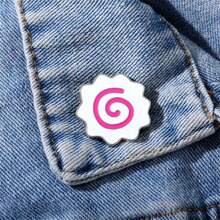 卡通鱼饼珐琅胸针 定制拉面装饰胸针 挂件 翻领徽章 包包徽章 珠宝礼物 圣诞胸针 衣服包包挂件 学校韩流背包教师用品包包挂件 可爱办公配件 衬衫夹克 万圣节秋冬配件，适合青少年、青年、男士、休闲、户外、运动、度假、毕业礼物、生日、日常佩戴 衣服胸针 趣味教师礼物 男士礼物 包包胸针 - 彩色 - 查看 4