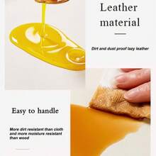 Ovale en vierkante PU-placemat, waterdichte oliebestendige warmte-isolatie, eettafelmat voor thuis