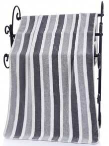 1 Set Of Large Bath Towel, Rectangular Towel, Super Absorbent, No Shedding, Soft And Breathable, Color Stripe Pattern, Multiple Colors To Choose From, Ultra-Fine Fiber Coral Fleece Material, Can Be Wrapped In Bath Towel, Essential For Bathing, Hot Springs, Bathroom, Bathing, Swimming, Bathroom, Swimming Pool, Bathroom Towel, Women Valentine Gift Birthday Boyfriend Girlfriend Home Bathroom Decor Summer Shower Towels For Beaty Salon, Hotel Sports,Home Essentials, Towel, Skin Care Bath Towel Sheet