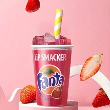 LIP SMACKER 可口可乐合作润唇膏，富含维生素 E 保湿成分，芬达草莓味，有色唇彩，夏季星期五唇妆，有趣的装饰，适合作为礼物，7.4 克 LIPSMACKER - 02 Pink - 查看 8