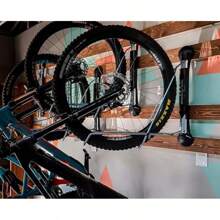 Bike Racks - Mountain Bike Rack - Wall Mounted Bike Storage Solution For Home Garage Or Bike Park - MTBRack-ChromePlated - View 8