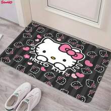 Sanrio Hello Kitty Soft Thick Non-Slip Carpet - Suitable For Bathroom, Living Room, Bedroom, Laundry Room, Hello Kitty Home Decor