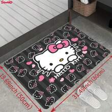 Sanrio Hello Kitty Soft Thick Non-Slip Carpet - Suitable For Bathroom, Living Room, Bedroom, Laundry Room, Hello Kitty Home Decor