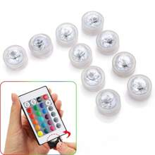 Mini Led Lights With Remote Control, Battery Powered Small Led Lights With 16 Colors And 4 Color Changing Modes, Mini Lights, Mini Led Night Light, Mini Led Lights For Crafts, Wedding, Party, Home, Christmas Decoration, Birthday Decoration, Table Centerpieces, Halloween Lantern Decor