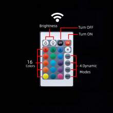 Mini Led Lights With Remote Control, Battery Powered Small Led Lights With 16 Colors And 4 Color Changing Modes, Mini Lights, Mini Led Night Light, Mini Led Lights For Crafts, Wedding, Party, Home, Christmas Decoration, Birthday Decoration, Table Centerpieces, Halloween Lantern Decor