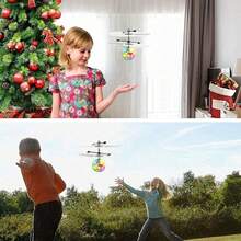 Flying Ball RC Toys For Children Goo Play For Child Ball Helicopter Gifts For Child Built-In-Shinning LED Disco Light Induction Ball Children Play Indoor And Outdoor Gifts For Boys Girls - 1 - View 7