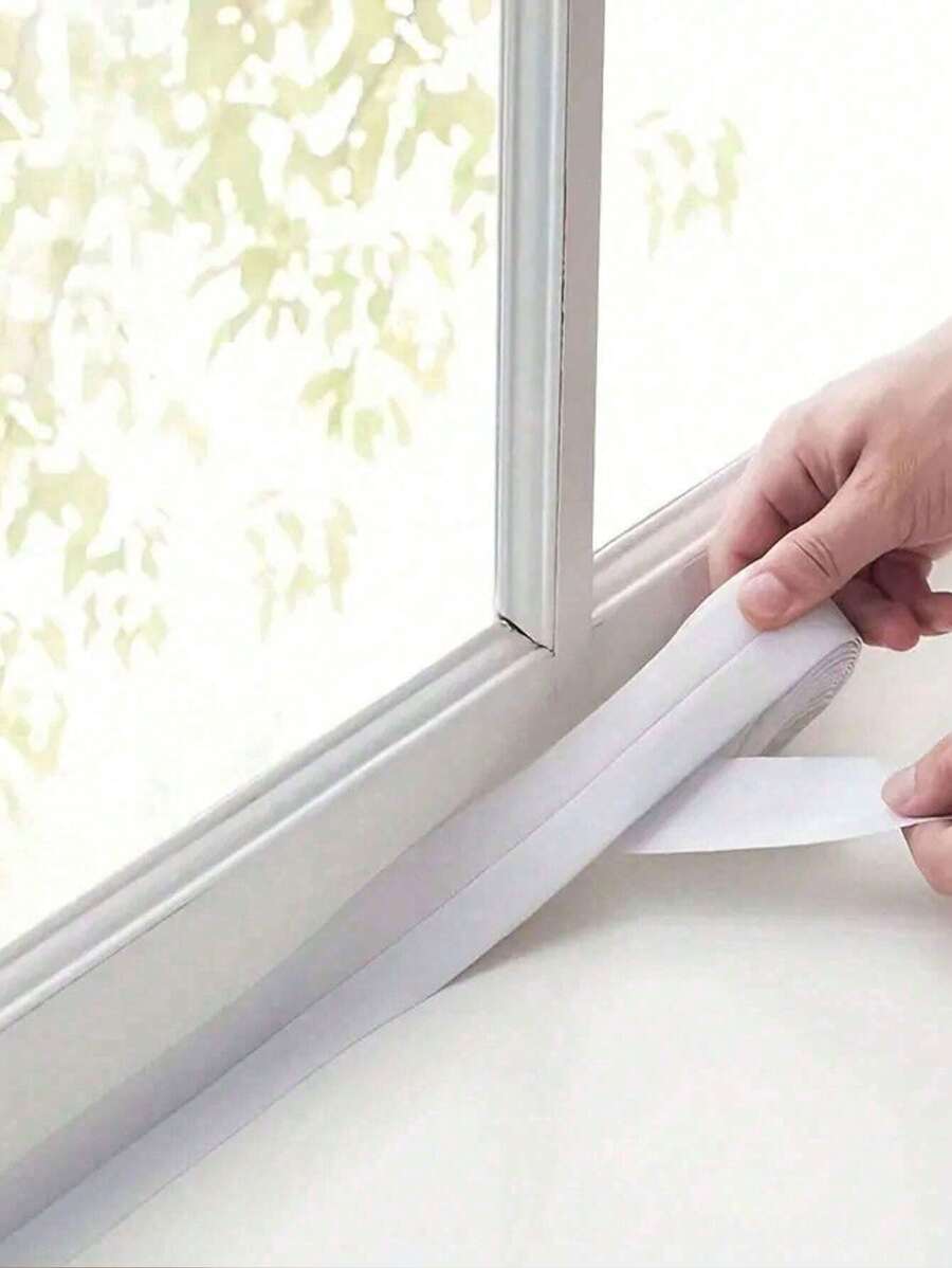 1 卷 3.8 厘米 * 5 米白色/黑色/透明印花密封胶带，高粘度，防水，防霉，防油，自粘密封胶带，防潮密封贴，适用于厨房、浴室、浴缸、墙角、水槽和卫生间