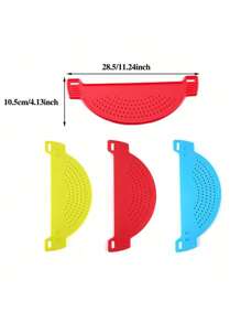 Pan Pot Strainer Plastic Pasta Spaghetti Practical Draining Tool Pot Strainer Pan Drainer For Home Kitchen Easy Draining