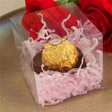 30pcs Transparent PVC Collapsible Gift Box, Simple Compact Size, Solid Color, Gift Packaging, Suitable For Events, Parties, Festivals, General Gift Packaging - Multicolor - View 5