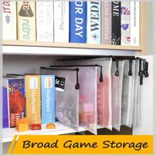 Mesh Zipper Pouch Waterproof Plastic Document Pouch Multipurpose For Travel Storage Office Appliances Home Organize Bags