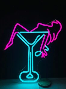 1 件 LED 霓虹灯性感美女多色装饰标志灯，适用于酒吧、夜总会、俱乐部、房间装饰 - 彩色 - 查看 17