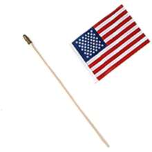 10pcs American Flag Wands, Mini Handheld US Flag Wands With Safety Spearhead, Suitable For Yard, Holiday, Outdoor Decor Birthday - Multicolor - View 7