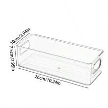 1 pieza Organizador de cosméticos transparente de lujo, caja de almacenamiento apilable para maquillaje, cuidado de la piel, lápiz labial, mascarillas de escritorio, de plástico acrílico, para vacaciones, playa, baño, colección de dormitorio, gran capacidad