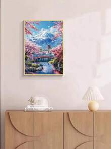 1 件 DIY 钻石画 - 风景画、家居装饰全钻钻石刺绣，11.8 英寸 X15.7 英寸 - 彩色 - 查看 5