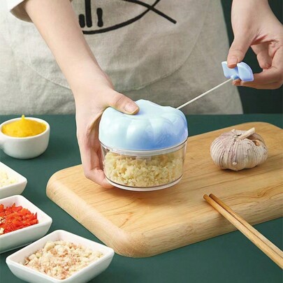 1pc Multi-Functional Kitchen Hand Garlic Mincer Grinder, Meat Chopper, Kitchen Tool