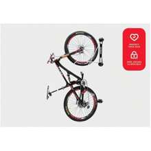 Bike Racks - Mountain Bike Rack - Wall Mounted Bike Storage Solution For Home Garage Or Bike Park - MTBRack-ChromePlated - View 4