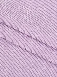 1pc Vintage Thick Corduroy Shirt, Solid Color Cotton Padded Jacket Fabric For Autumn/Winter