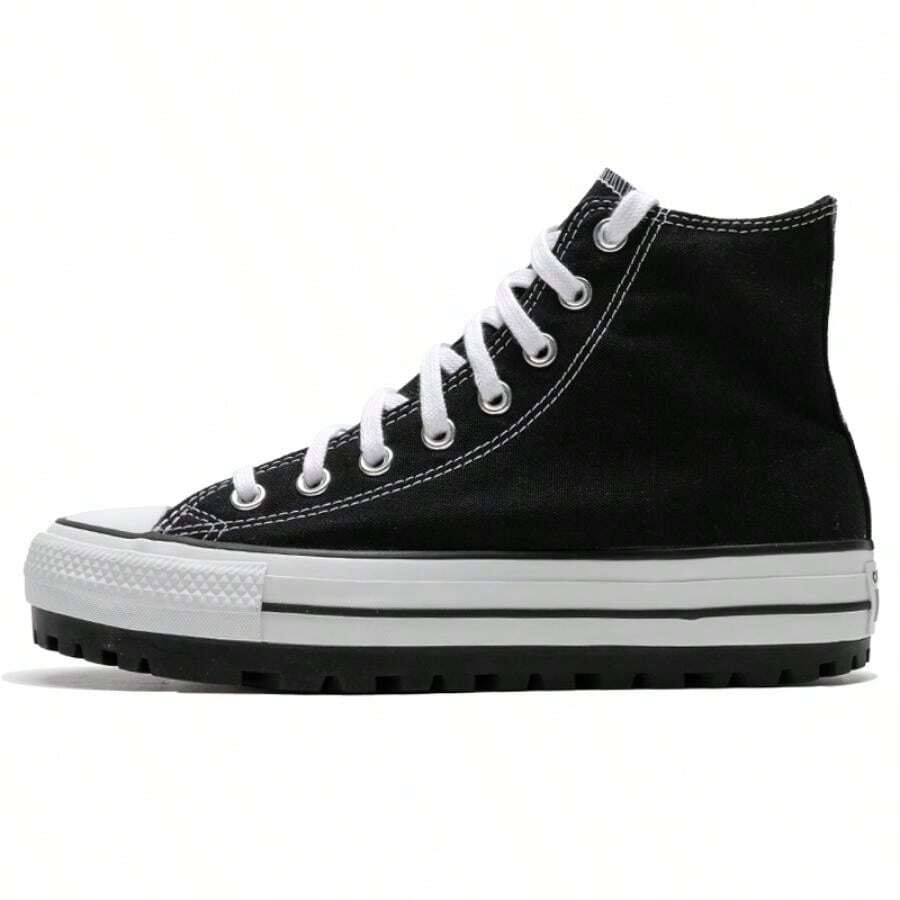 Converse All Star City Trek 高帮帆布运动鞋男女款休闲运动鞋 A06776 - 黑色 - 查看 1